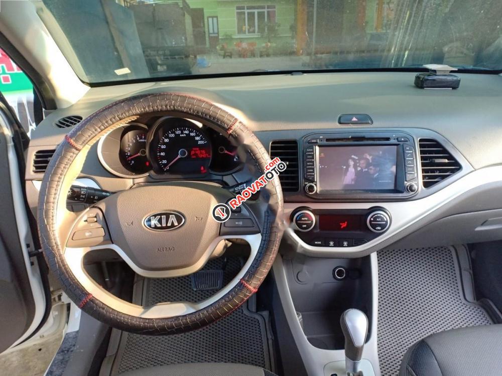 Cần bán xe Kia Morning S AT sản xuất 2015, màu trắng xe gia đình, 332 triệu-0