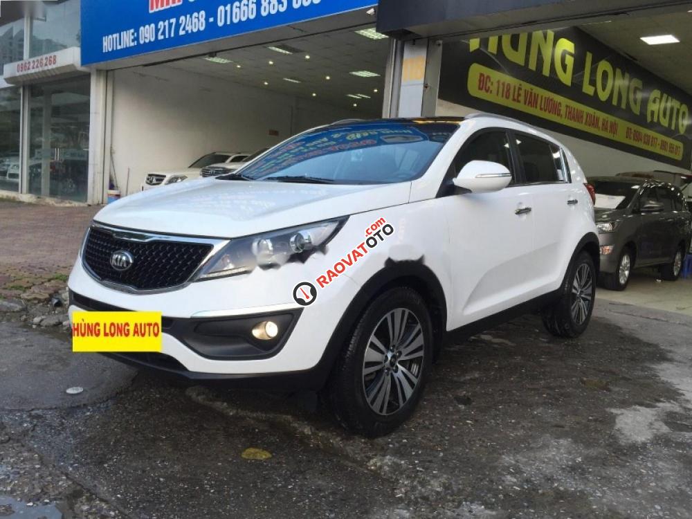 Bán Kia Sportage 2.0AT đời 2014, màu trắng, nhập khẩu nguyên chiếc, giá 695tr-0
