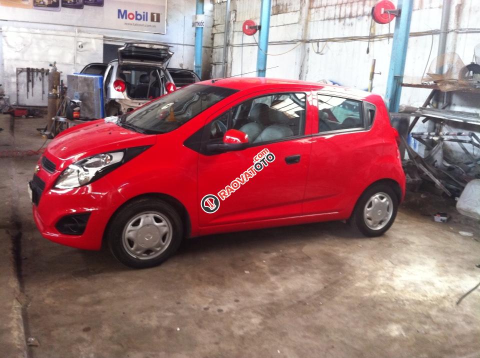 Bán Chevrolet Spark 1.0 LS năm sản xuất 2016, màu đỏ giá cạnh tranh-0