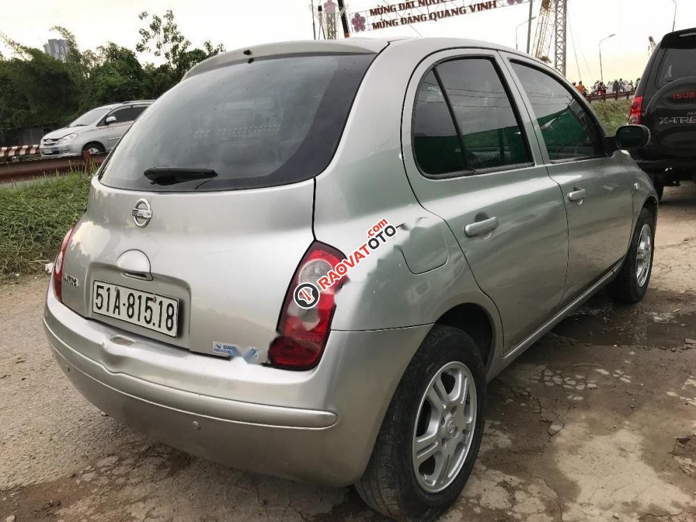 Bán ô tô Nissan Micra 1.2 MT 2005, màu bạc, nhập khẩu còn mới, giá 220tr-4