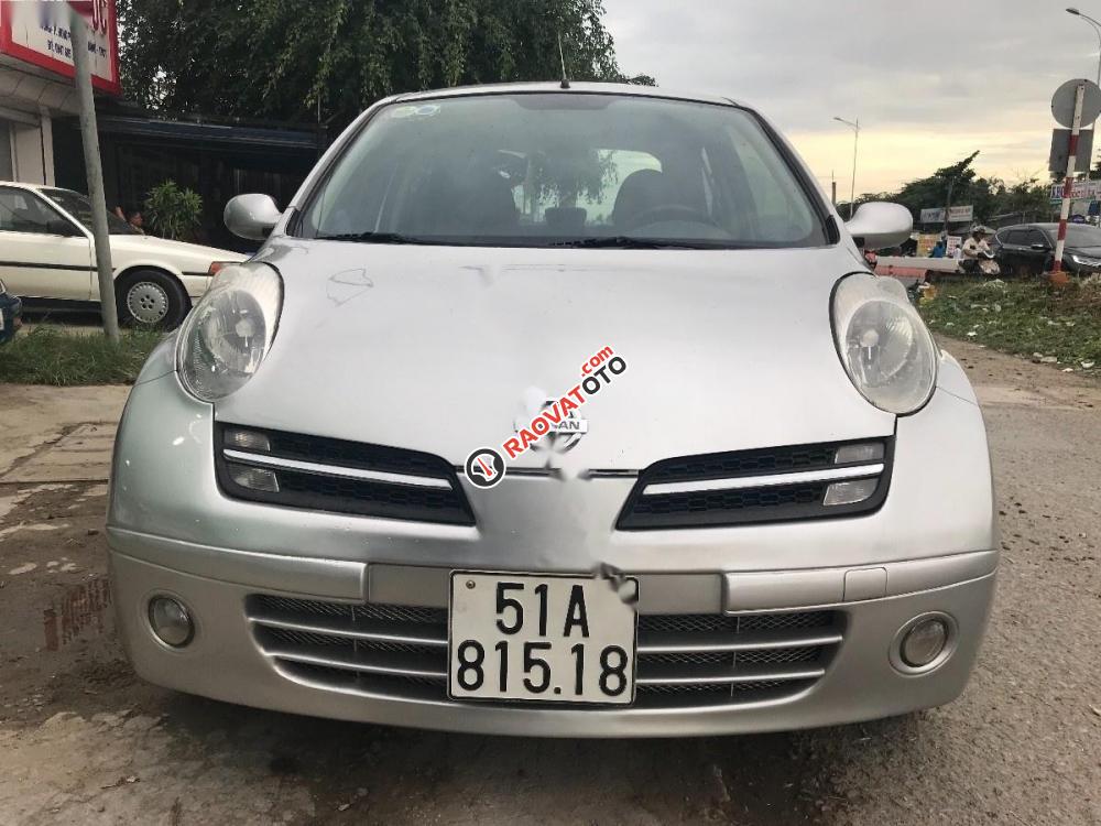 Bán ô tô Nissan Micra 1.2 MT 2005, màu bạc, nhập khẩu còn mới, giá 220tr-0