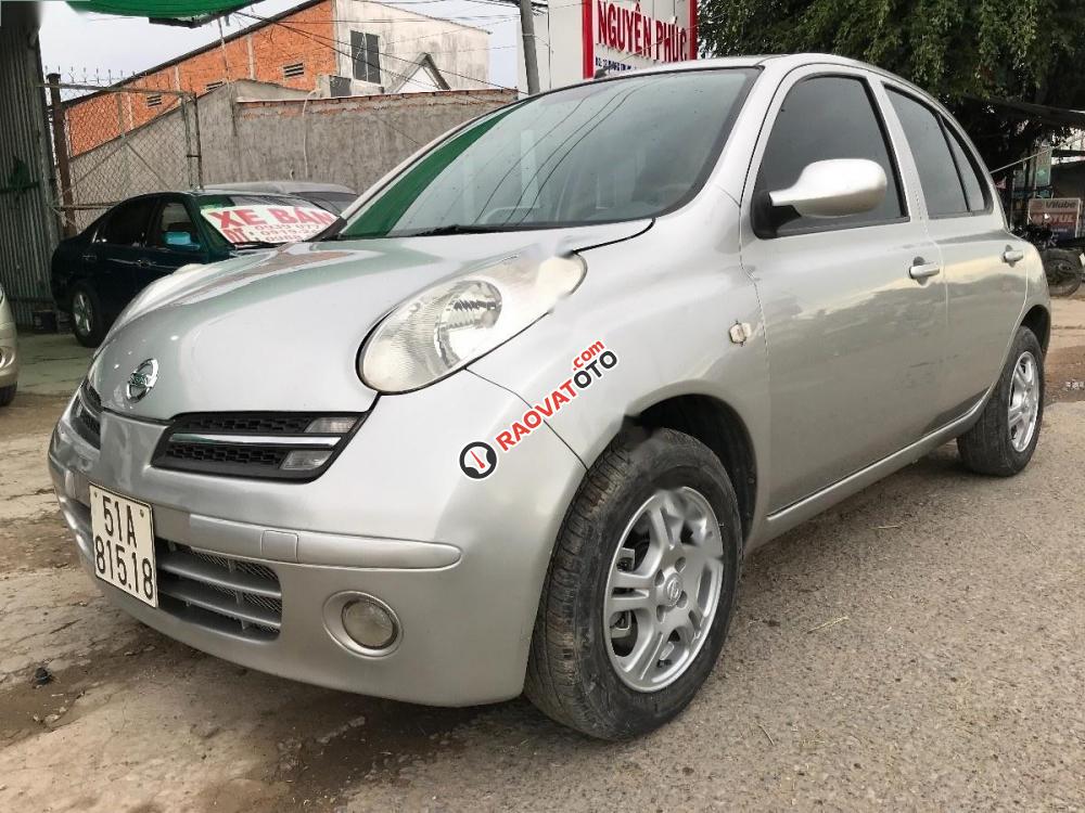 Bán ô tô Nissan Micra 1.2 MT 2005, màu bạc, nhập khẩu còn mới, giá 220tr-3