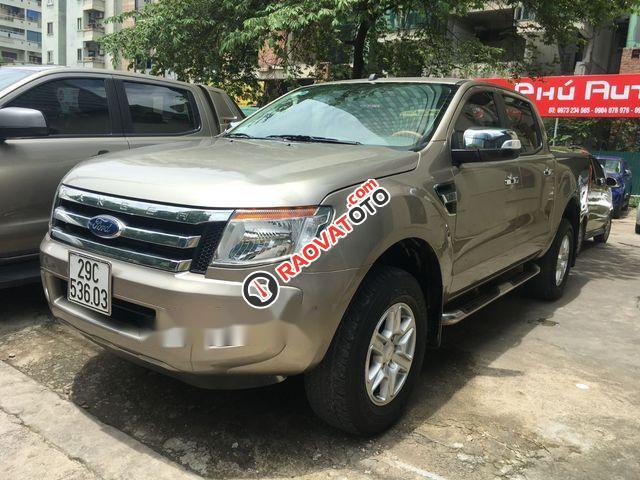 An Phú Auto bán Ford Ranger XLT 4x4 đời 2015, màu vàng cát-2