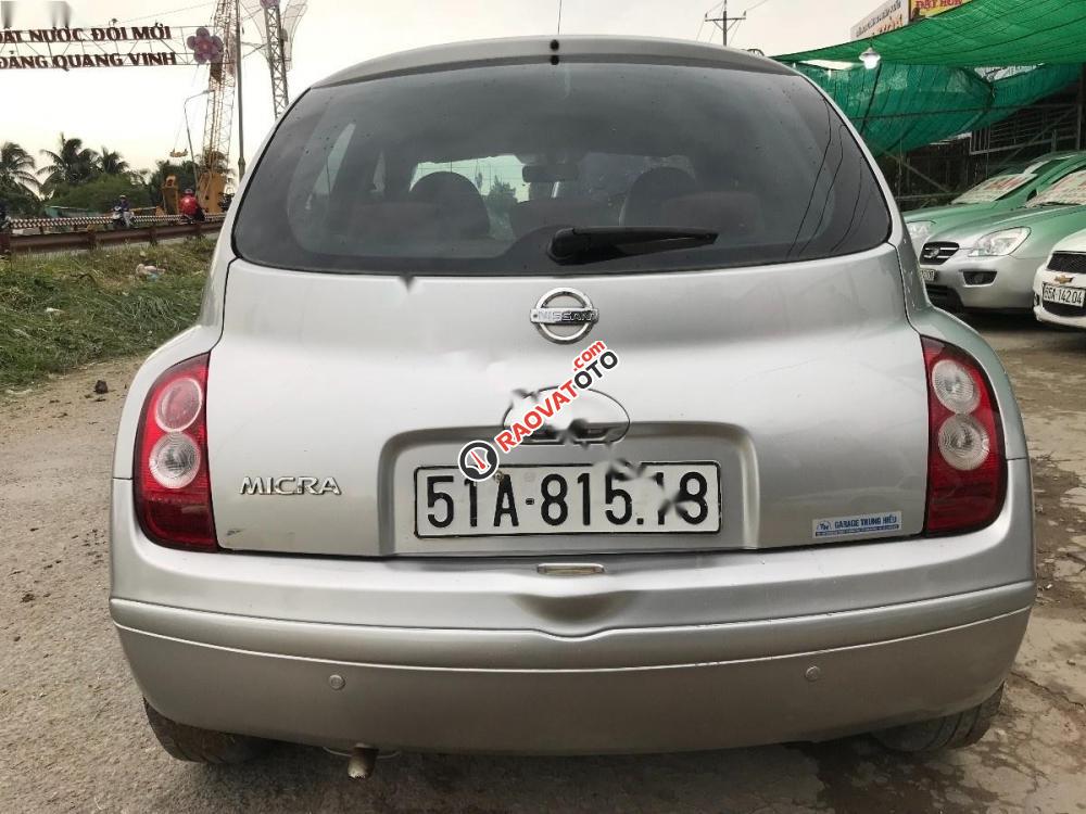Bán ô tô Nissan Micra 1.2 MT 2005, màu bạc, nhập khẩu còn mới, giá 220tr-1