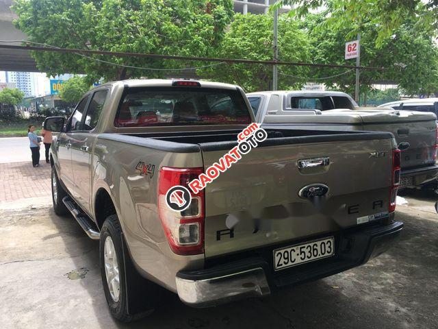 An Phú Auto bán Ford Ranger XLT 4x4 đời 2015, màu vàng cát-1