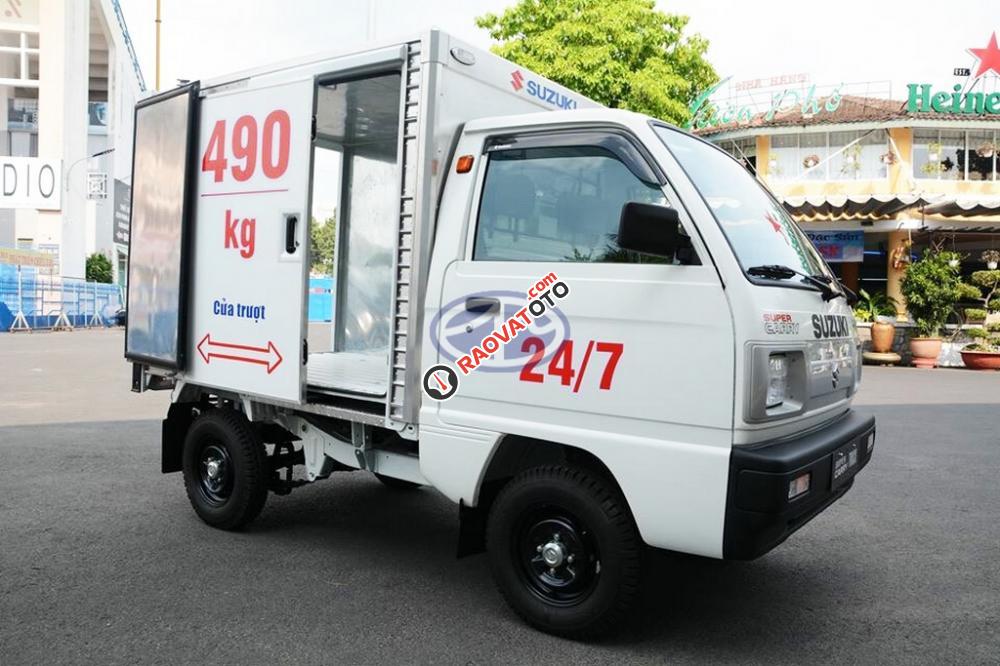 Bán xe tải Suzuki 490kg thùng kín – Cửa trượt, nhập khẩu linh kiện-4