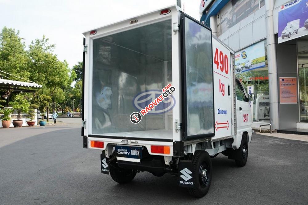 Bán xe tải Suzuki 490kg thùng kín – Cửa trượt, nhập khẩu linh kiện-0