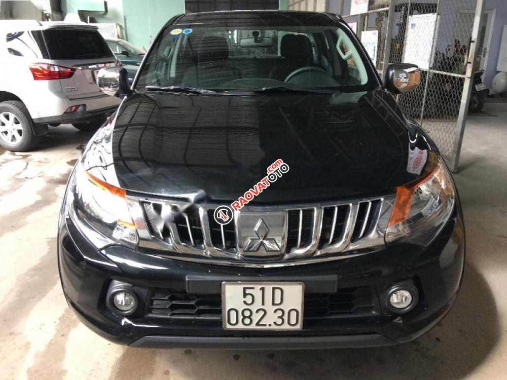 Bán ô tô Mitsubishi Triton GLS 2016, màu đen, nhập khẩu nguyên chiếc như mới-1
