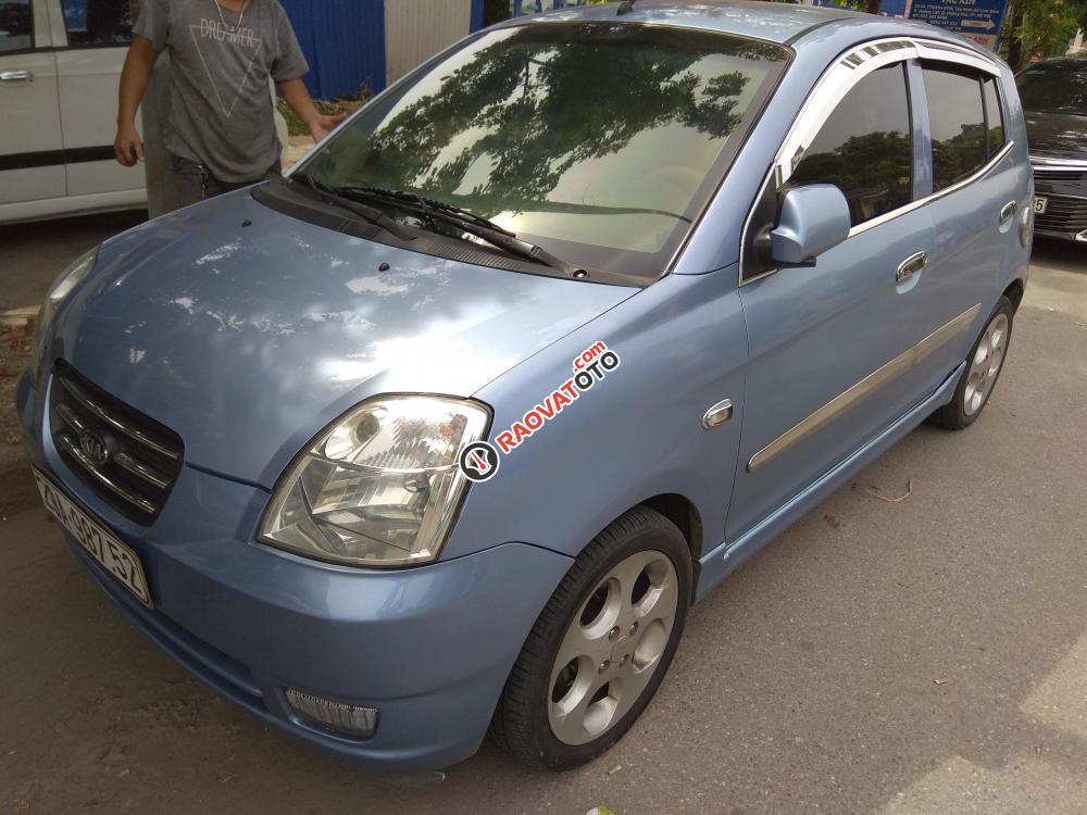 Cần bán xe Kia Morning bản đủ sLx năm 2006, màu xanh lam, xe nhập-8