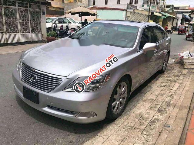 Bán xe Lexus LS 460L năm sản xuất 2009, màu bạc-1