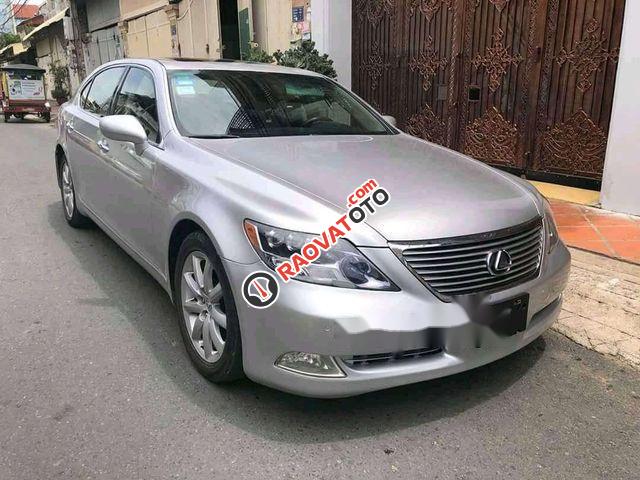 Bán xe Lexus LS 460L năm sản xuất 2009, màu bạc-0