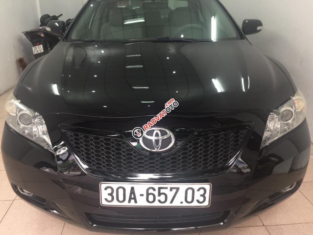 Cần bán Toyota Camry SE đời 2008 màu đen, giá cực tốt-1