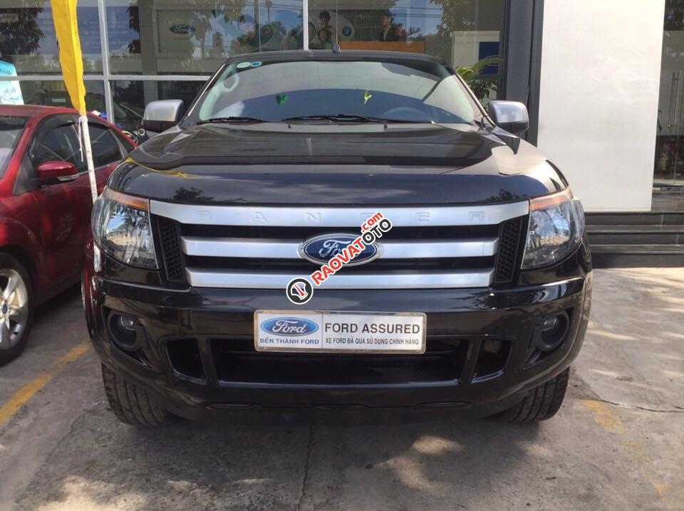 Bán xe Ford Ranger XLS 4X2 MT năm 2014, màu đen, nhập khẩu, lh: 0918889278-5