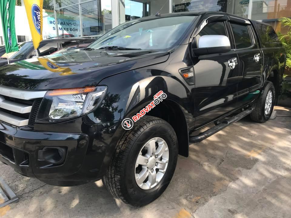 Bán xe Ford Ranger XLS 4X2 MT năm 2014, màu đen, nhập khẩu, lh: 0918889278-0