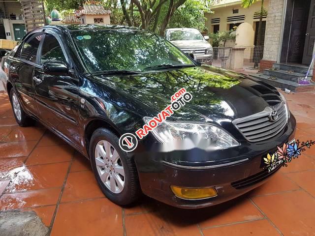 Bán Toyota Camry 3.0 đời 2002, màu đen số tự động-1