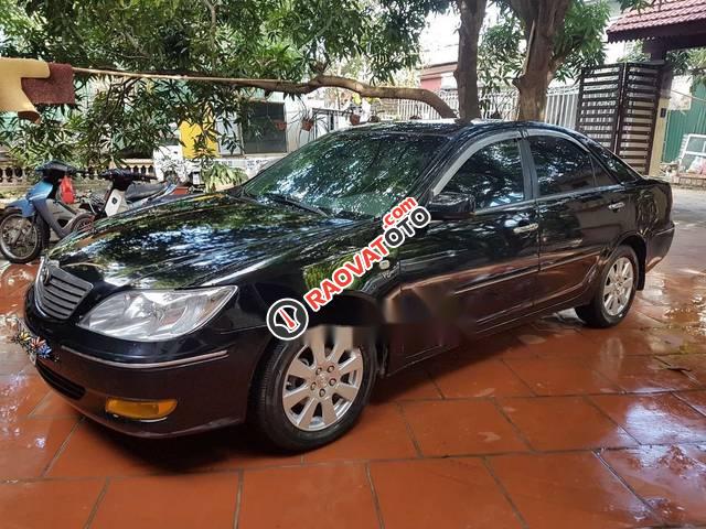 Bán Toyota Camry 3.0 đời 2002, màu đen số tự động-0