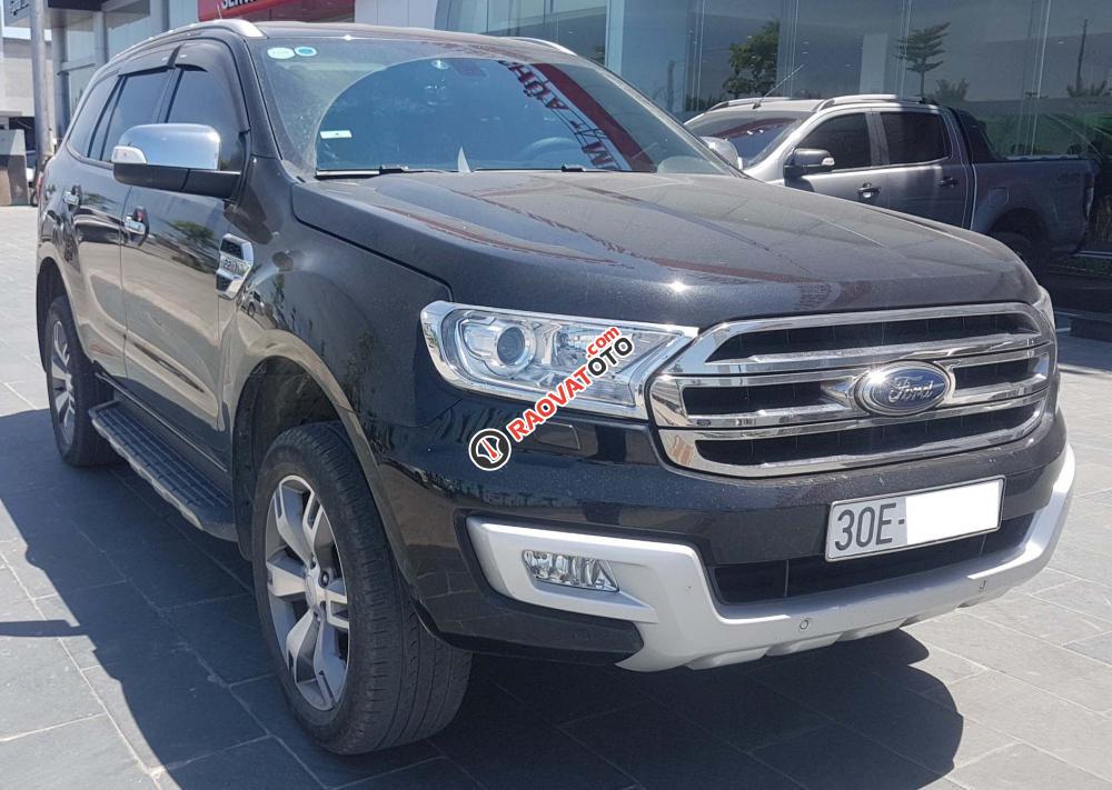 Bán Ford Everest Titanium 2.2L đời 2017, màu đen, nhập khẩu-12