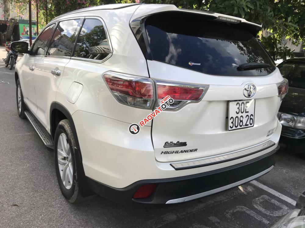 Cần bán Toyota Highlander LE sản xuất năm 2014, màu trắng, nhập khẩu-5