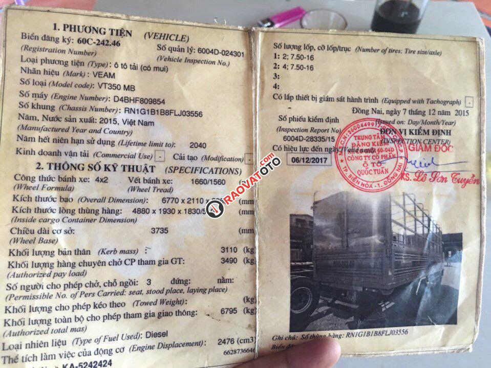 Cần bán Veam VT350 đời 2015, màu trắng-5