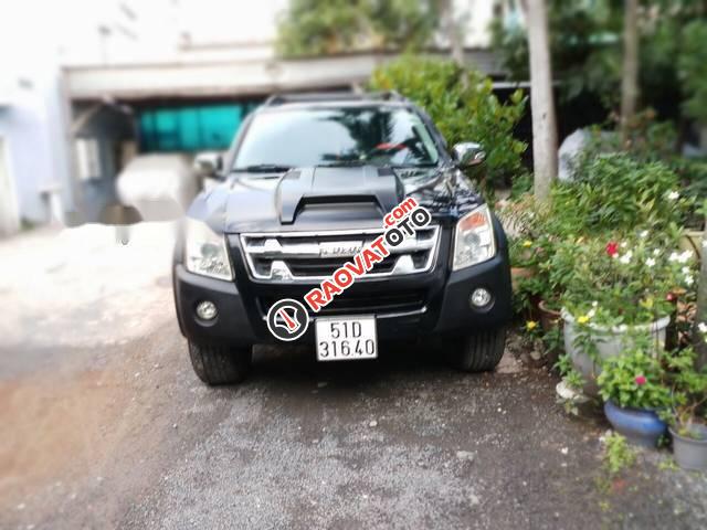 Bán xe Isuzu Dmax 3.0 sản xuất năm 2012, màu đen, giá tốt -3