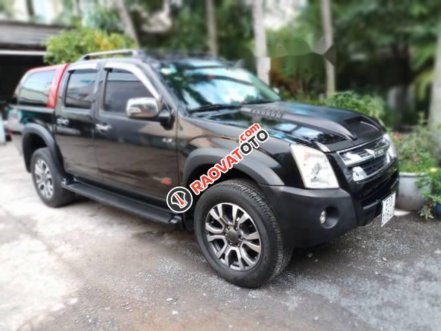 Bán xe Isuzu Dmax 3.0 sản xuất năm 2012, màu đen, giá tốt -2