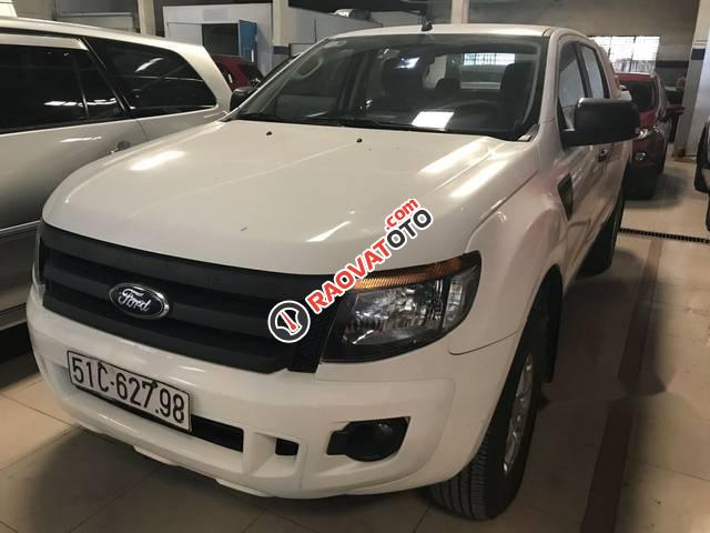Bán Ford Ranger XL 4x4 MT đời 2015, màu trắng-4