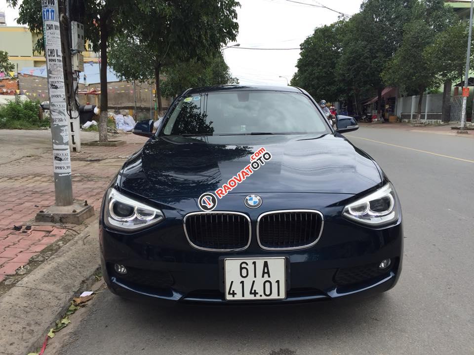 Cần bán BMW 1 Series 116i sản xuất 2014, màu xanh lam, xe nhập-0