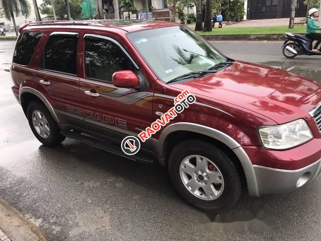 Cần bán xe Ford Escape 3.0 đời 2005, màu đỏ, giá 248tr-1