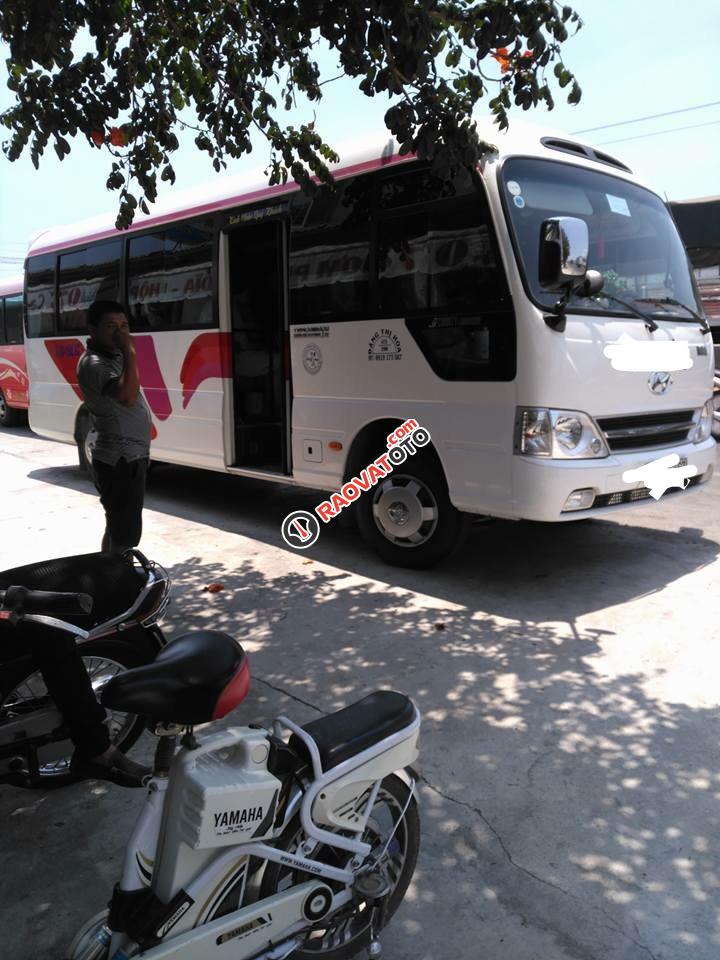 Bán ô tô Hyundai County Limousine 3 cục sản xuất năm 2015, màu trắng-0