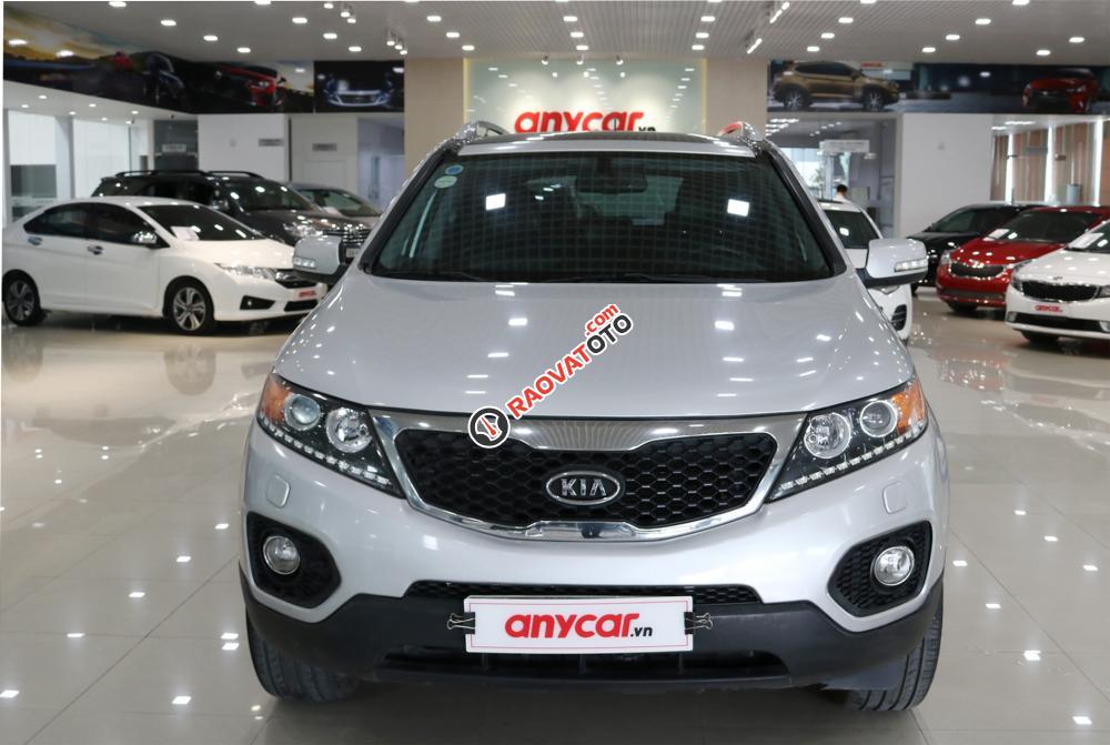 Bán xe Kia Sorento 2.4AT năm sản xuất 2013, màu bạc-1