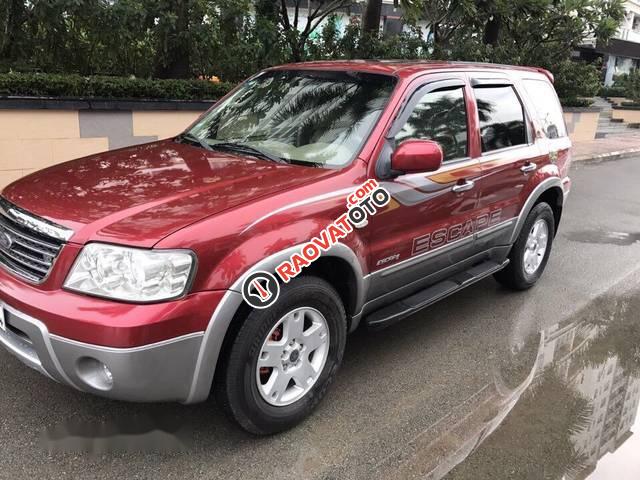 Cần bán xe Ford Escape 3.0 đời 2005, màu đỏ, giá 248tr-0