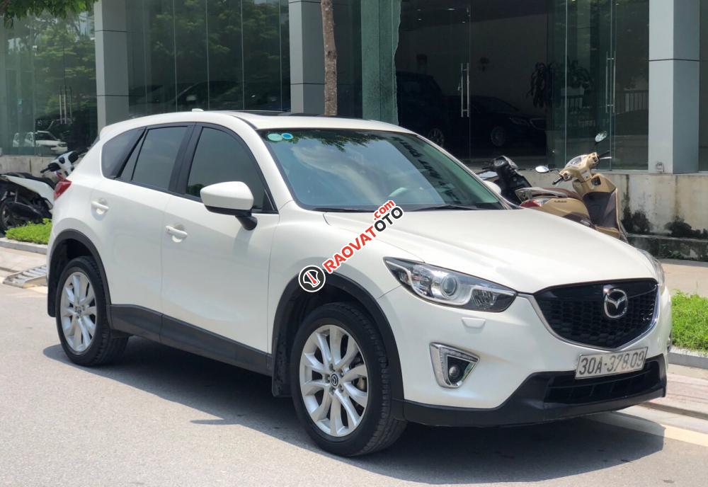 Bán Mazda CX5 sản xuất 2014, màu trắng bản 2.0, LH 0985102300 - 0942596555-9