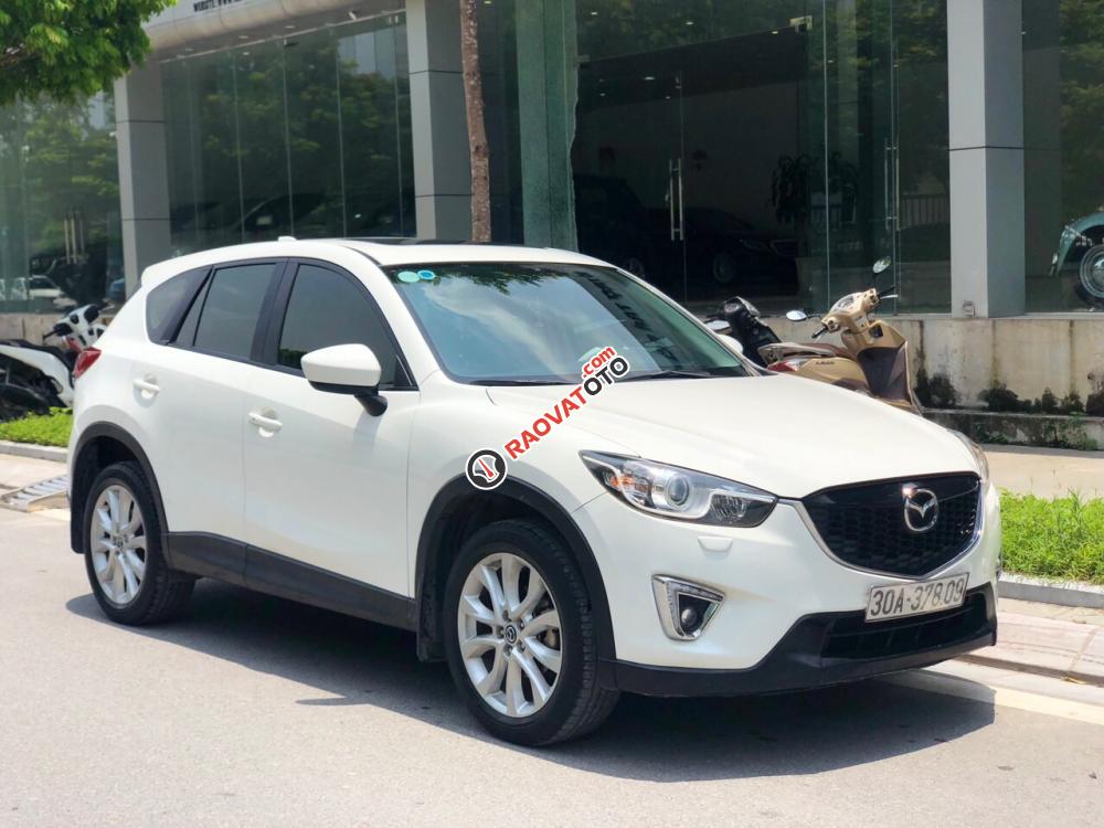 Bán Mazda CX5 sản xuất 2014, màu trắng bản 2.0, LH 0985102300 - 0942596555-8