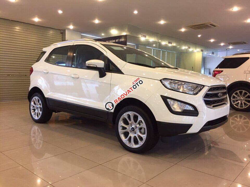 Bán Ford EcoSport Trend AT sản xuất năm 2018, màu trắng, giá chỉ từ 570 triệu-2