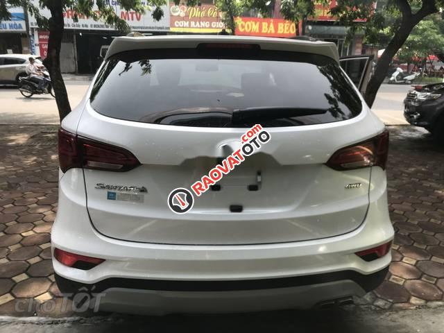 Bán xe Hyundai Santa Fe 2.4AT đời 2016, màu trắng-1