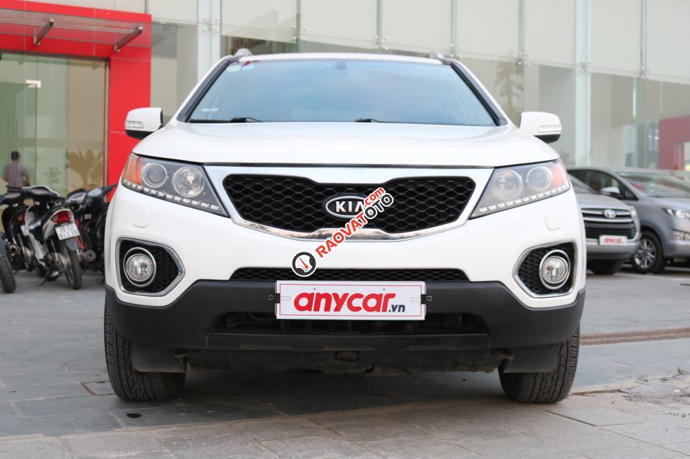 Bán ô tô Kia Sorento 2.4 AT 2013, màu trắng-1