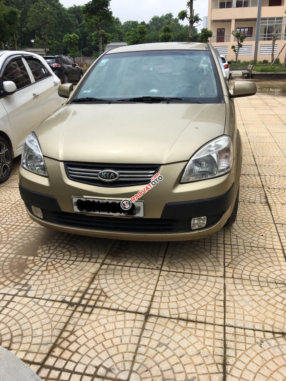 Cần bán Kia Rio Hatchback đời 2008, màu vàng, nhập khẩu-1