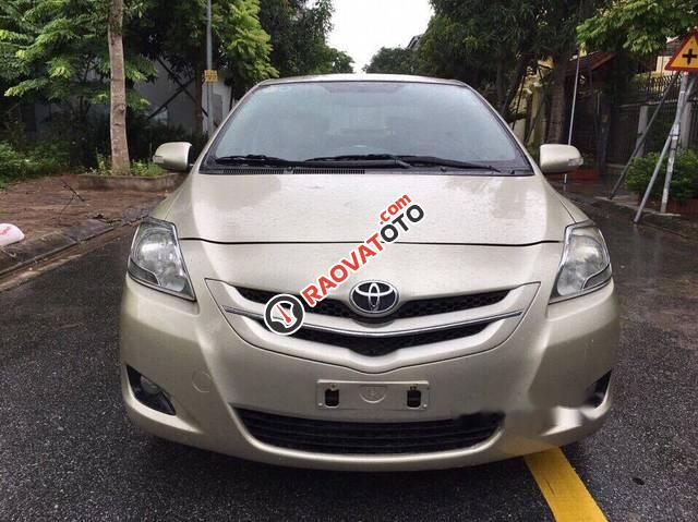 Bán Toyota Vios đời 2007, màu vàng số sàn, giá tốt-0