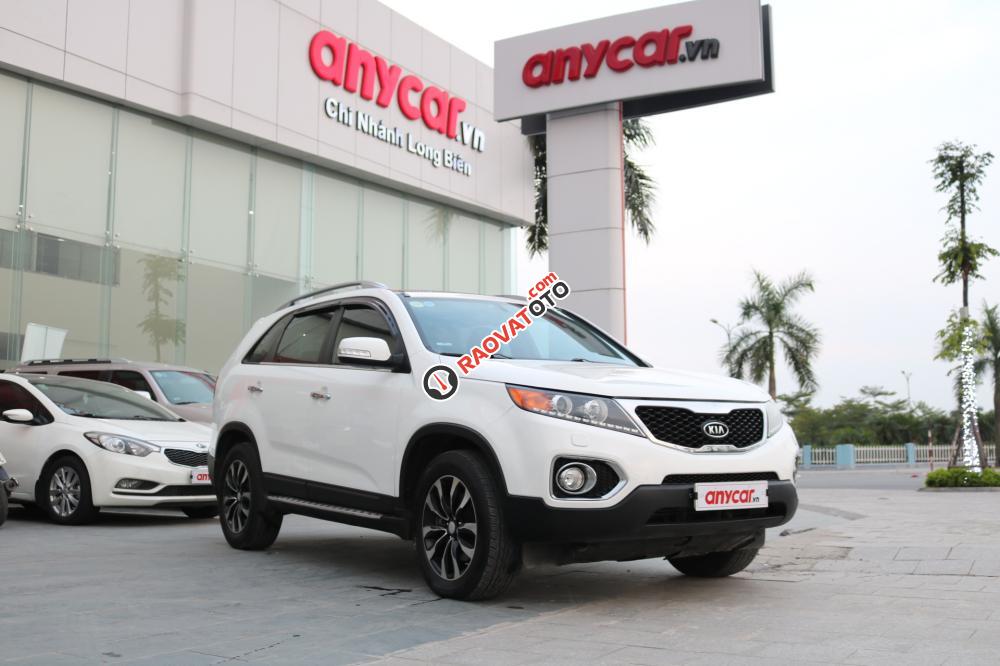 Bán ô tô Kia Sorento 2.4 AT 2013, màu trắng-0