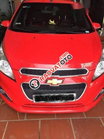 Cần bán Chevrolet Spark Zest 2014, đăng ký lần đầu tháng 09-2014, màu đỏ, chính chủ-1