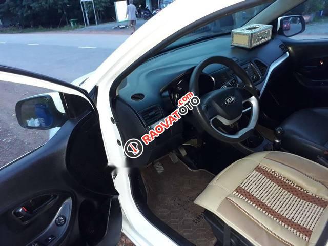 Bán Kia Morning Si sản xuất năm 2014, màu trắng  -0