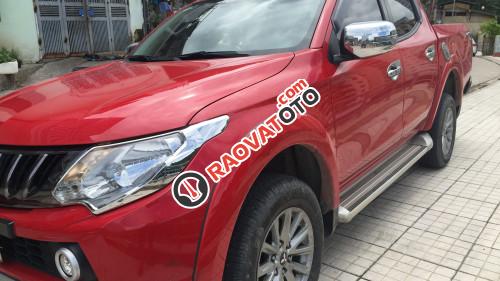 Bán Mitsubishi Triton AT đời 2017, màu đỏ-1