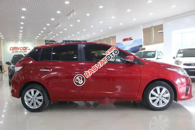 Bán Toyota Yaris 1.3 AT sản xuất năm 2015 màu đỏ, nhập khẩu Thái Lan-1