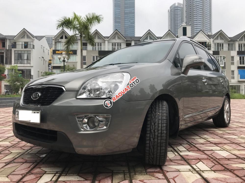 Bán xe 7c Kia Carens 2.0AT màu xám, biển Hà Nội cực đẹp-1
