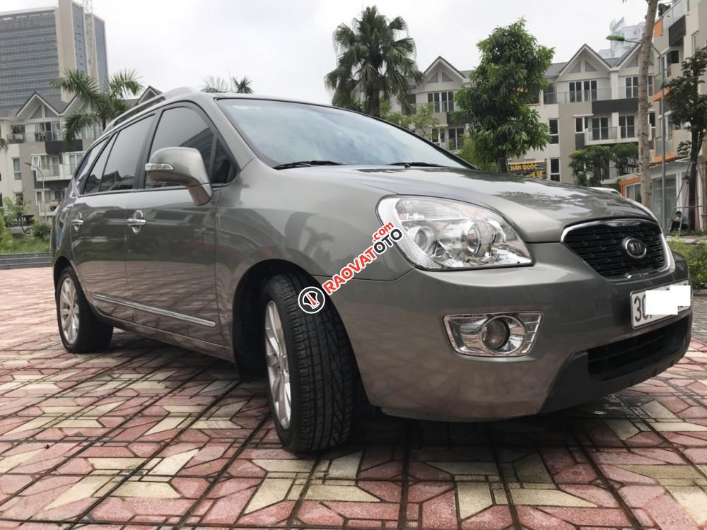 Bán xe 7c Kia Carens 2.0AT màu xám, biển Hà Nội cực đẹp-2