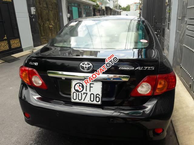 Bán Toyota Corolla altis 2.0 AT năm 2009, màu đen số tự động, giá 480tr-2