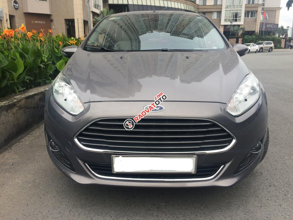 Bán ô tô Ford Fiesta 1.5 AT đời 2015, màu xám, xe nhập -0