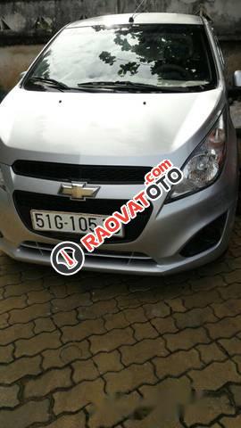 Bán ô tô Chevrolet Spark LS sản xuất năm 2017, màu bạc, giá chỉ 260 triệu-1