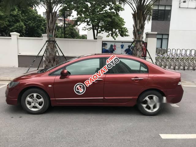 Cần bán lại xe Honda Civic 1.8 sản xuất năm 2009, màu đỏ chính chủ, giá chỉ 400 triệu-0