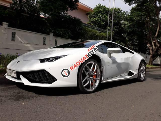 Bán xe Lamborghini Huracan sản xuất 2014, màu trắng, nhập khẩu nguyên chiếc-2